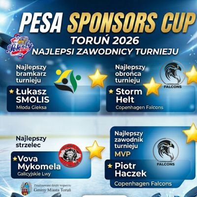 Najlepsi zawodnicy turnieju.