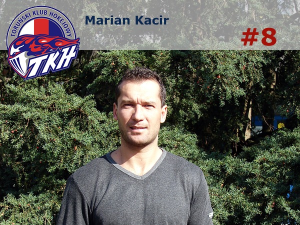 . Marian Kacir - napastnik, ur. 29.09.1974 Fot. TKH...