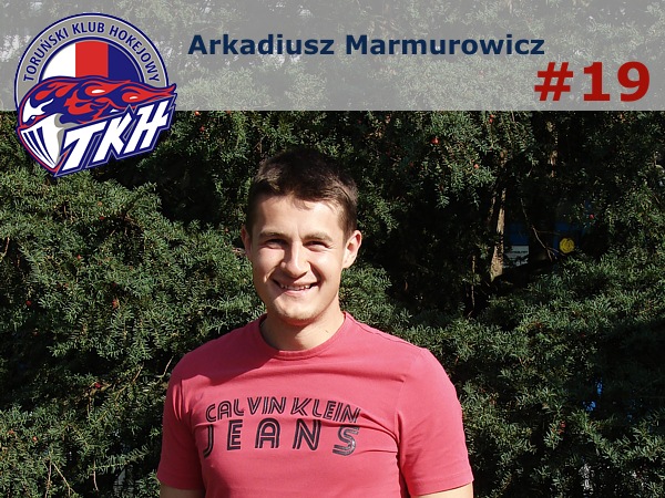 . Arkadiusz Marmurowicz - napastnik, ur. 24.03.1985 Fot...