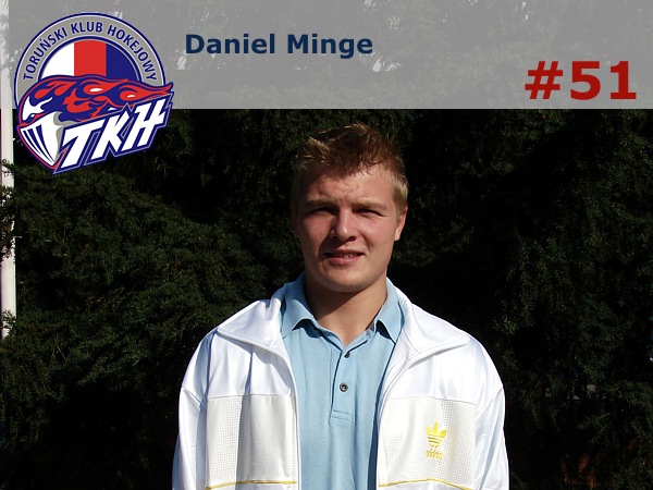 . Daniel Minge - napastnik, ur. 13.04.1989 Fot. TKH...